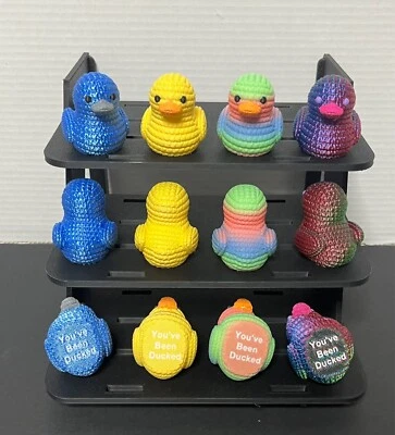 Patos de crucero personalizados. Jeep Ducks. Diseño tejido impreso en 3D. No suave. Foto 1 de 4