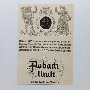 1942 Asbach Uralt, Werbeanzeige, Werbung, Reklame, Clipping - Bild 1 von 1