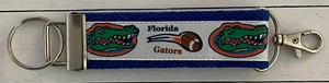 Blue Florida Gators Keychain  with D Ring Lanyard Keychain - Picture 1 of 3