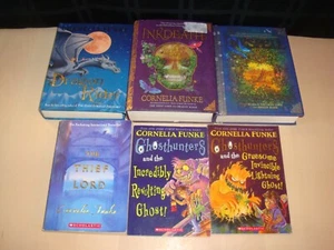 Cornelia Funke Chapter 6 Book Lot Inkspell Ghosthunters Dragon Thief Homeschool - Picture 1 of 4