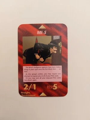 INWO Illuminati New World Order MI-5 1995 Unlimited Edition - Card Game Carta - Bild 1 von 2
