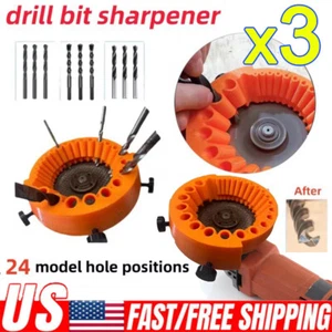 Drill Bit Sharpener, Power Drill Bit Grinding Attachment, Old Drill Bit Grinder - Picture 1 of 17