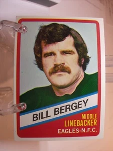 1976 Topps Town Talk Bread Football Card    #17 Bill Bergey    (10656) - Bild 1 von 2