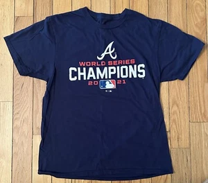 T-Shirt Atlanta Braves Erwachsene Medium Baseball 2021 World Series Champions - Bild 1 von 4