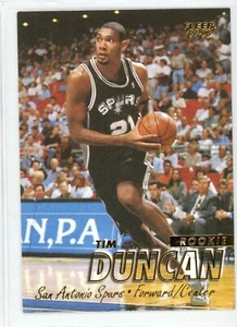 1997-98 Fleer Tim Duncan Rookie Card #201 Sweet Condition! ZENTRIERT! - Bild 1 von 2