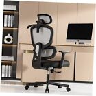 Office Chair, Ergonomic Desk Chair, High Back Desk Chair, Big and Black&amp;grey