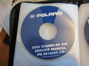 Polaris 2003 Scrambler Service Manual on Disk #9918060-CD - Bild 1 von 1