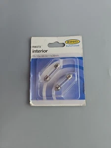 Ring RW272 Festoon Bulb S8.5d 12v 10w Light Bulbs 2 Pieces - Picture 1 of 3