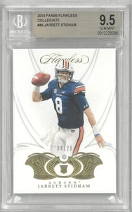 Panini Flawless Collegiate Jarrett Stidham #48 Diamond 2019/20 BGS 9,5 gema como nueva - Imagen 1 de 2
