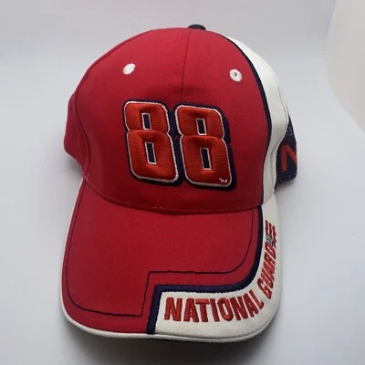 Gorra DALE WONHARDT JR #88 Logo de la Guardia Nacional en Rojo/Blanco/Azul - Ajustable Foto 1 de 4