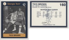 1991 Collegiate Collection Georgia Tech Tico Brown #160