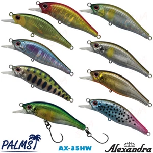 Palms ALEXANDRA AX-35HW 1.9 g 35 mm various colors Sinking Minnow - Picture 1 of 12