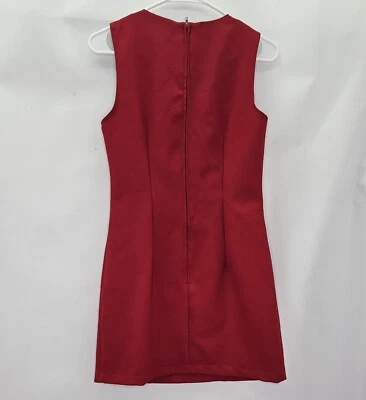 Vestido Vintage City Triangles Junior Talla 5 Rojo Sin Mangas Foto 1 de 4