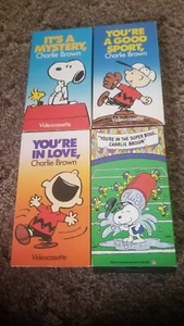 4 Charlie Brown/ Peanuts Vhs Lot - Imagen 1 de 1