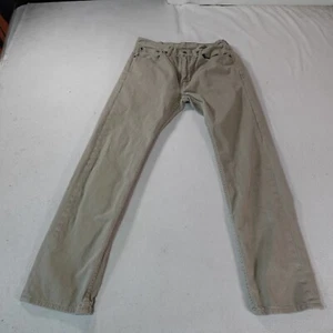 Jeans Levis 505 uomo 33 pantaloni denim marrone adatti pantaloni cowboy western outdoor 33x32 - Foto 1 di 23