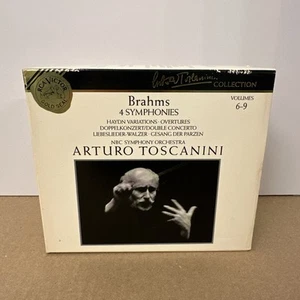 Arturo Toscanini Brahms 4 Symphonies (Volumes 6-9) 4 CD Set - Bild 1 von 7