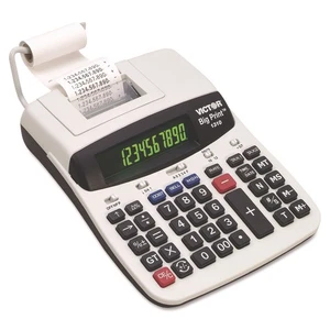Victor 1310 Big Print Commercial Thermal Printing Calculator Black Print 6 - Picture 1 of 5