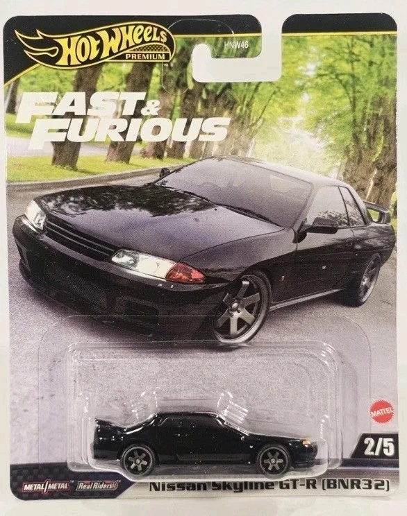 Nissan Skyline GT-R BNR32 Black Hot Wheels Premium Fast & Furious 2/5 1:64 - Image 1 of 1