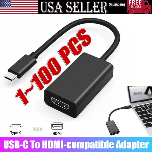 USB-C Type C To HDMI Adapter USB3.1 Cable For MHL Android Phone Tablet ...