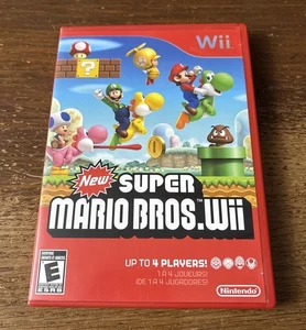 New Super Mario Bros. Wii Nintendo CIB getestet funktioniert schneller Versand - Bild 1 von 4