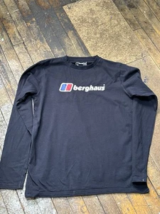 Berghaus schwarzes Langarm T-SHIRT Gr. M Medium gebraucht CL33 - Bild 1 von 2