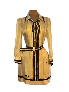 Marc Jacobs The Shirt Dress Cream silk dress size L Retail Price $450  - Bild 1 von 6