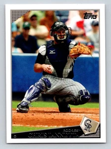 2009 Topps #646 Chris Iannetta Colorado Rockies - Imagen 1 de 2