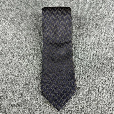 EMPORIO ARMANI MEN'S TIE BLACK/GEOMETRIC Width: 3" Length:  58” - Image 1 of 4
