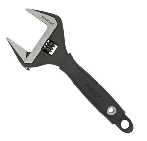 Plumbing Adjustable Wrench, Black Phosphate Finish, 4 Available Size Options ... - Picture 1 of 8