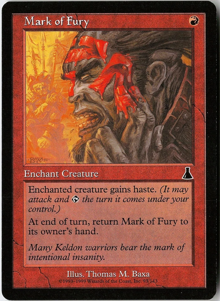 Mark of Fury Urza's Destiny NM/LP MTG - Image 1 of 2