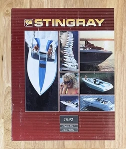 Vintage 1992 Stingray Marine Power Boats Sales Dealership Brochure Diagram Book - Picture 1 of 4