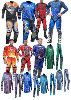 Wulfsport Erwachsene Kits Shirt & Hose 30""-46"" Motorrad Motocross MX ATV