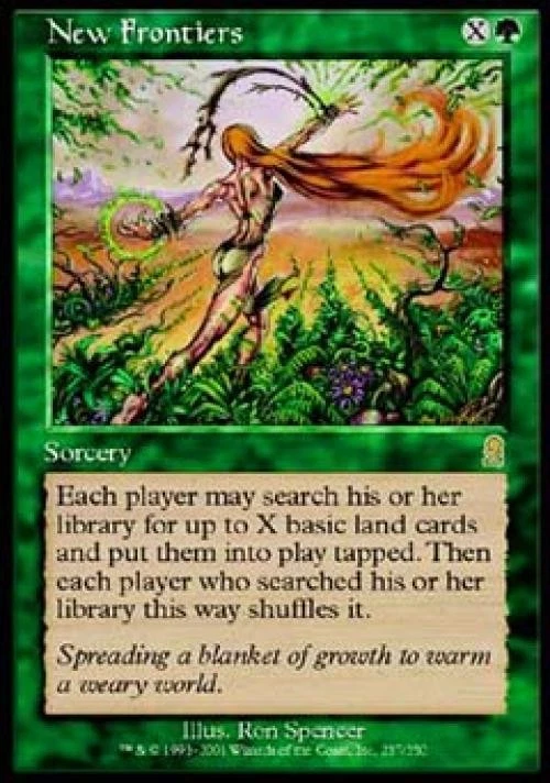 New Frontiers -Foil Damaged / Poor MTG Odyssey - Image 1 of 1