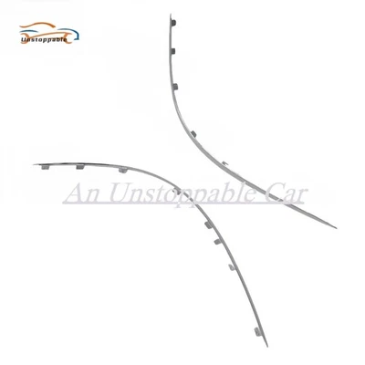 2PCS Front Trim Strip Fits for 2007-2009 Mercedes-Benz E320 E350 E550 E63 AMG - Image 1 of 4
