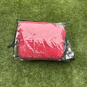 Genuine Silver Cross Pop Raincover & Red Footmuff Cozy toes For Stroller - Picture 1 of 11