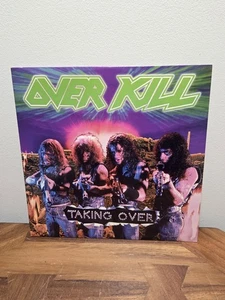 Over Kill Taking Over Vinyl Record LP Original 1987 Megaforce 81735-1  - Picture 1 of 7