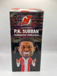 PK SUBBAN NJ Devils SGA “Subbanator” Bobblehead Limited Ed - Picture 1 of 7