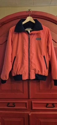 Abrigo Lands End Talla Mediana The Squall Forrado de Vellón Cremallera Frontal Chaqueta Cálido Usado en Excelente Condición Foto 1 de 4