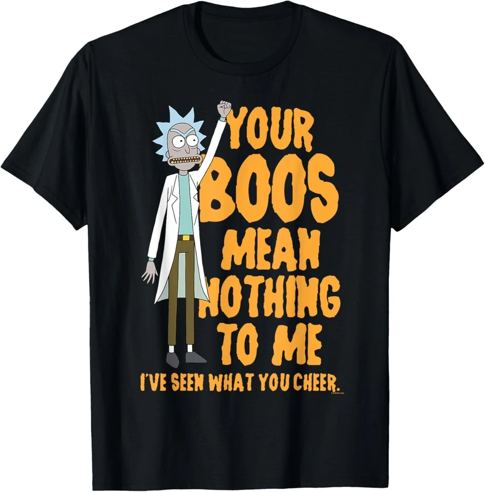 Camiseta Rick and Morty Halloween Your Boos Mean Nothing To Me Foto 1 de 1