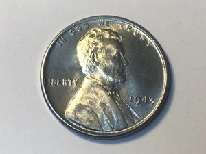 1943 P Wahl unzirkulierter BU verzinkter Stahl - Lincoln Weizencent ~ 1 Münze - Bild 1 von 12