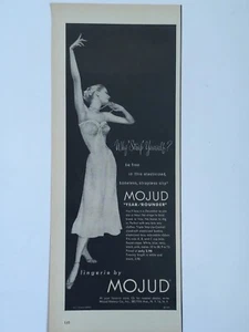 Anuncio impreso de medias mojud vintage 1950. ¿Por qué detenerse? - Imagen 1 de 1