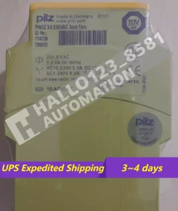 Pilz 774738 PNOZ X4 230VAC 3n/o 1n/c safety relay UPS Shipping - Picture 1 of 1