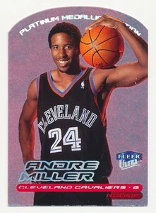 1999-00 Ultra ANDRE MILLER Platinum Medallion RC Rare Cleveland Cavaliers SP /25 - Picture 1 of 2