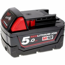 Akku für Schlagbohrschrauber Milwaukee M18 ONEDD-0X 5,0Ah Original 18V 5000mAh/