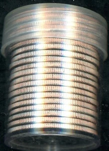 2015-P KENNEDY HALF DOLLAR BRILLIANT UNC ROLL in SCREW TOP TUBE from MINT BAG - Picture 1 of 3