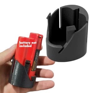 Tappo copri batteria stampato in 3D per batteria Milwaukee M12 non inclusa 48-11-2411 - Foto 1 di 3