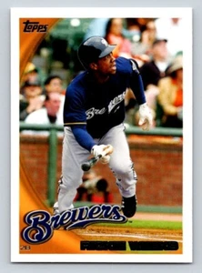 2010 Topps #124 Rickie Weeks Milwaukee Brewers - Picture 1 of 2