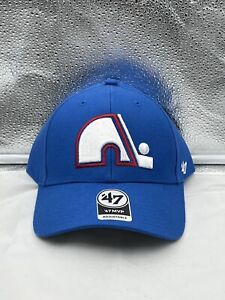 Quebec Nordiques NHL '47 Brand Throwback Blue MVP Adjustable Hat