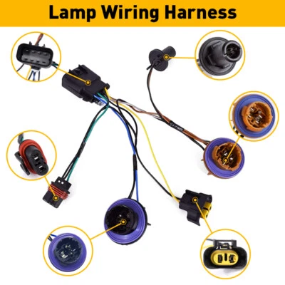 Fits 07-13 Chevy Avalanche Tahoe Suburban 1500 Headlight Light Harness Wire Plug - Image 1 of 4