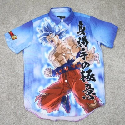 DragonBallz x Hot Topic Shirt Mens Medium Super Goku Ulta Instinct Short Sleeve - Image 1 of 4
